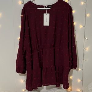 BNWT Bloom Chic Adorable Polka Dot Top